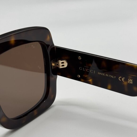 NEW GG1547S 002 GUCCI HAVANA WOMEN GUCCI SUNGLASSES - Picture 11 of 12